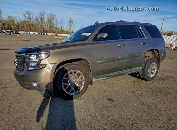 1GNSKBKC3GR130776 2016 CHEVROLET TAHOE Серый Передняя левая четверть