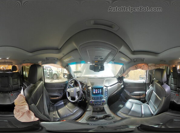 1GNSKBKC3JR377223 2018 CHEVROLET TAHOE Серый Панорамный вид салона 360°