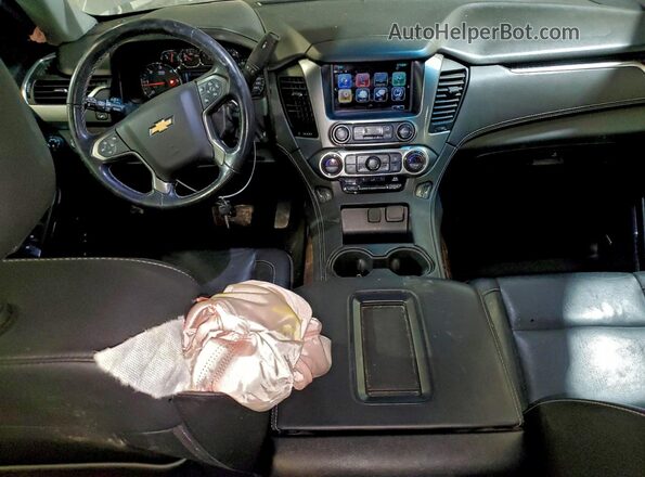 1GNSKBKC3JR377223 2018 CHEVROLET TAHOE Серый Вид панели приборов
