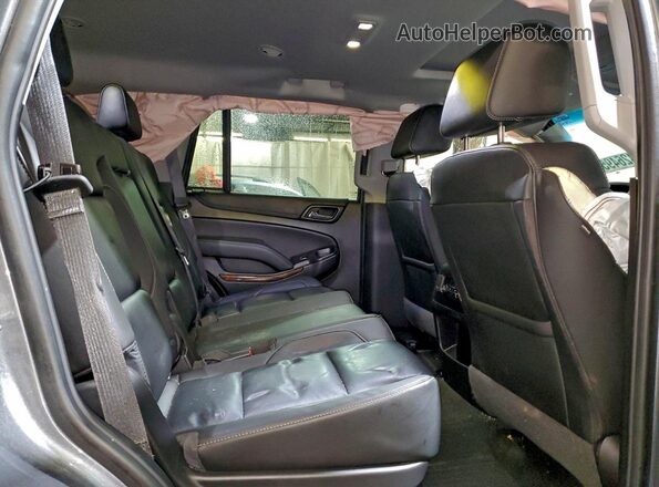 1GNSKBKC3JR377223 2018 CHEVROLET TAHOE Серый Вид задней части салона
