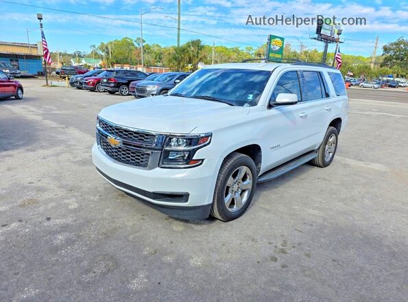 1GNSKBKC7KR339060 2019 CHEVROLET TAHOE Белый Задняя правая четверть