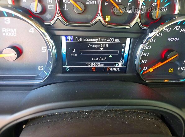 1GNSKBKC7KR339060 2019 CHEVROLET TAHOE Белый Вид щитка приборов