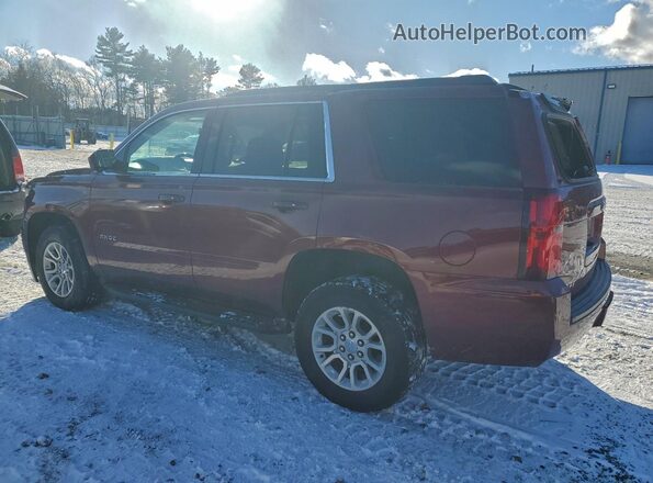 1GNSKBKC8JR234168 2018 CHEVROLET TAHOE Бордовый Задняя левая четверть
