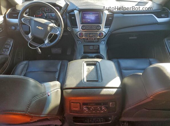 1GNSKBKC8JR234168 2018 CHEVROLET TAHOE Бордовый Вид панели приборов