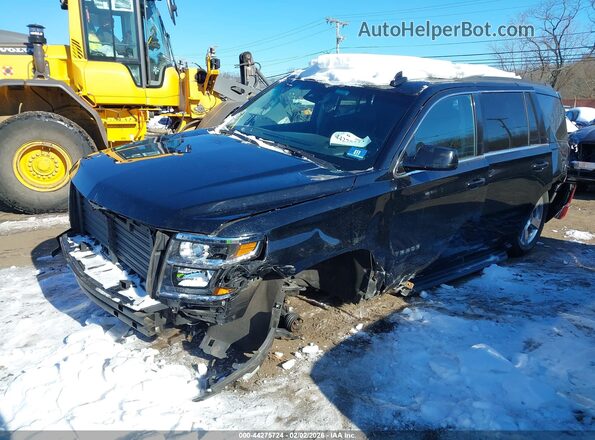 1GNSKBKC8JR249639 2018 CHEVROLET TAHOE Черный Передняя левая четверть