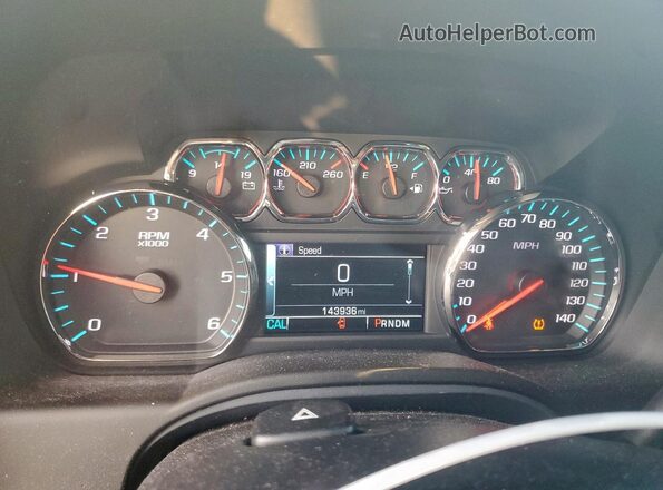 1GNSKBKC9GR237069 2016 CHEVROLET TAHOE Бордовый Вид щитка приборов