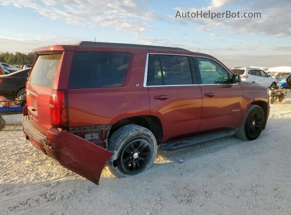 1GNSKBKC9GR237069 2016 CHEVROLET TAHOE Бордовый Задняя правая четверть