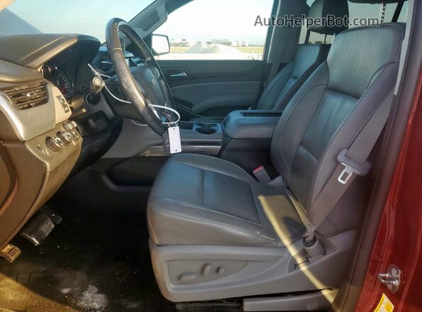 1GNSKBKC9GR237069 2016 CHEVROLET TAHOE Бордовый Вид салона спереди