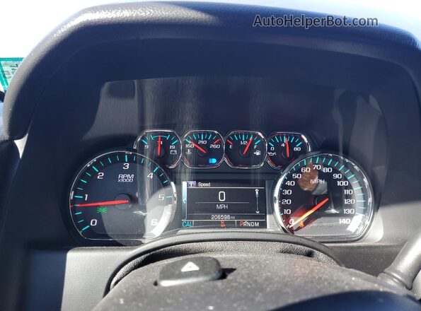 1GNSKCKC5GR249239 2016 CHEVROLET TAHOE Черный Вид щитка приборов