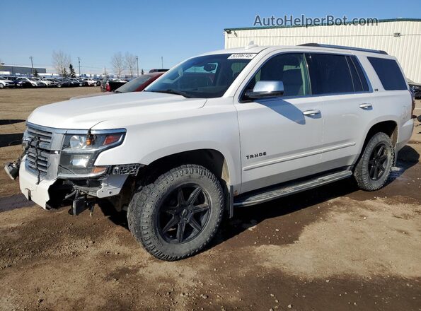 1GNSKCKC9GR282986 2016 CHEVROLET TAHOE Белый Передняя левая четверть