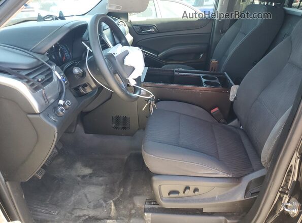 1GNSKDEC0LR273203 2020 CHEVROLET TAHOE Черный Вид салона спереди