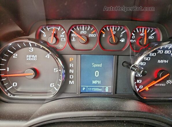 1GNSKDEC6GR325858 2016 CHEVROLET TAHOE Черный Вид щитка приборов