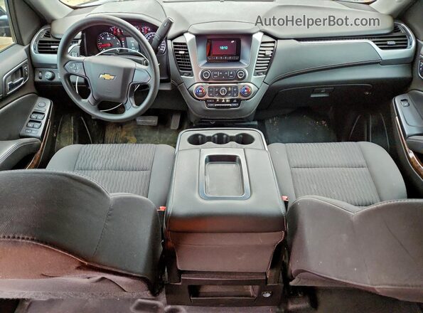 1GNSKDEC6GR325858 2016 CHEVROLET TAHOE Черный Вид панели приборов