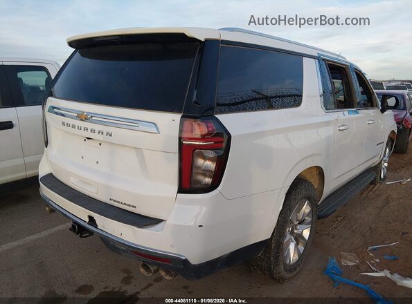 1GNSKFKD4PR175077 2023 CHEVROLET SUBURBAN Белый Задняя правая четверть