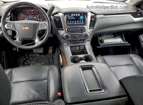 1GNSKHKC2KR358599 2019 CHEVROLET SUBURBAN Черный Вид панели приборов