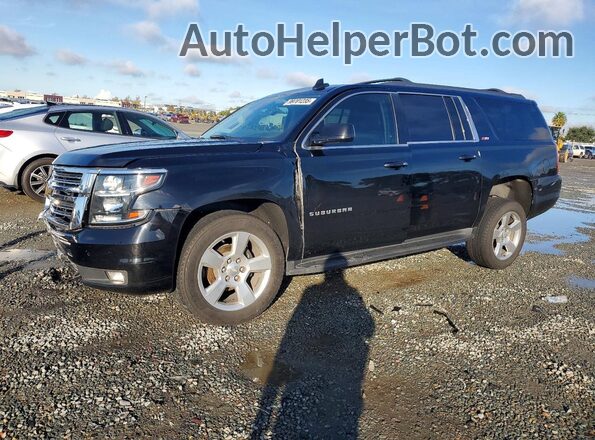 1GNSKHKC3LR186424 2020 CHEVROLET SUBURBAN Черный Передняя левая четверть