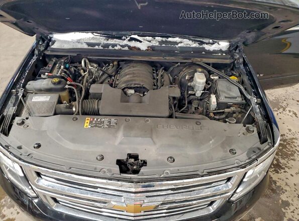 1GNSKJKC4JR401622 2018 CHEVROLET SUBURBAN Черный Вид подкапотного пространства