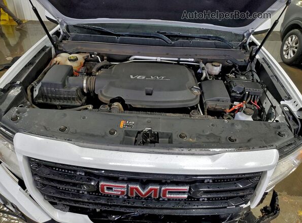 1GTG5CENXM1110317 2021 GMC CANYON Белый Вид задней части салона