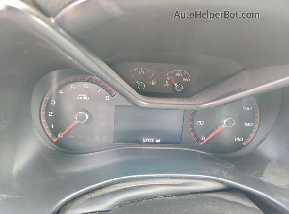 1GTG6CE31G1283210 2016 GMC CANYON Черный Вид щитка приборов