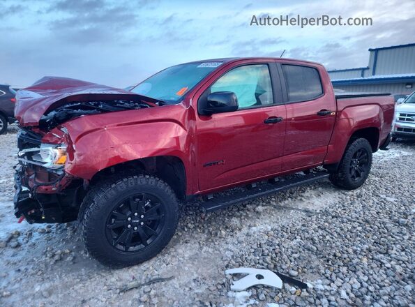 1GTG6FEN8M1295546 2021 GMC CANYON Красный Передняя левая четверть