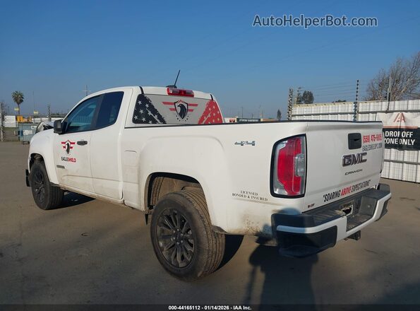 1GTH6BEN8M1243055 2021 GMC CANYON White Trasero izquierdo
