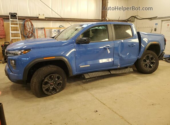 1GTP2BEK6S1192293 2025 GMC CANYON Синий Передняя левая четверть