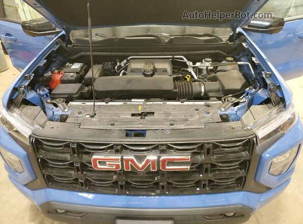 1GTP2BEK6S1192293 2025 GMC CANYON Синий Вид задней части салона