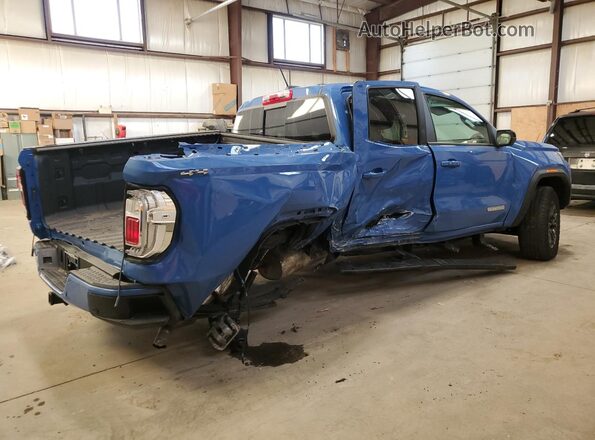 1GTP2BEK6S1192293 2025 GMC CANYON Синий Задняя правая четверть