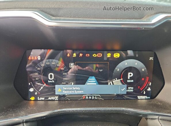 1GTP2BEK6S1192293 2025 GMC CANYON Синий Вид щитка приборов