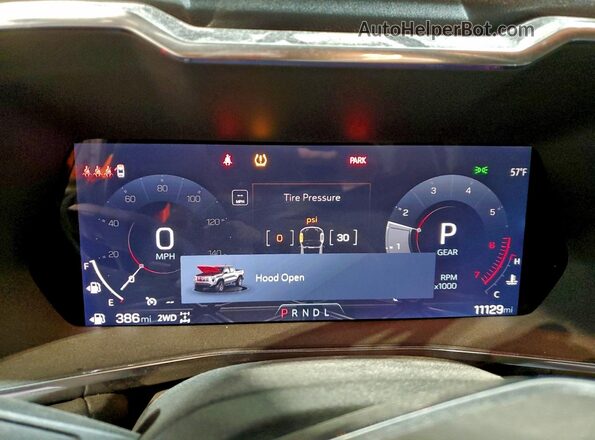 1GTP2BEK8S1198953 2025 GMC CANYON Серый Вид щитка приборов