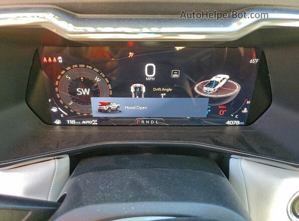 1GTP2EEK3T1111401 2026 GMC CANYON Черный Вид щитка приборов