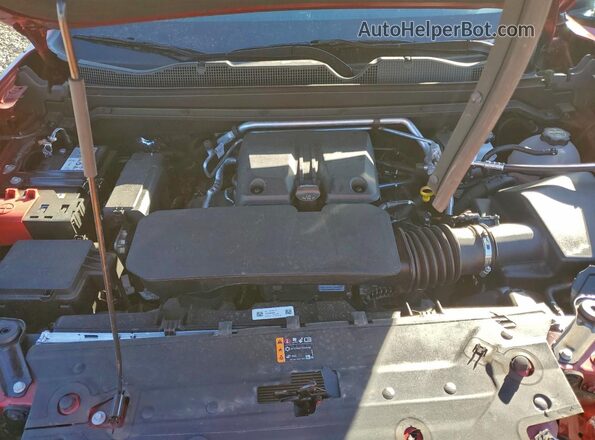 1GTP2FEK6S1234081 2025 GMC CANYON Красный Вид задней части салона