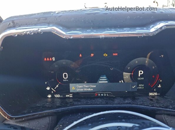 1GTP2FEK9T1125910 2026 GMC CANYON Серебряный Вид щитка приборов