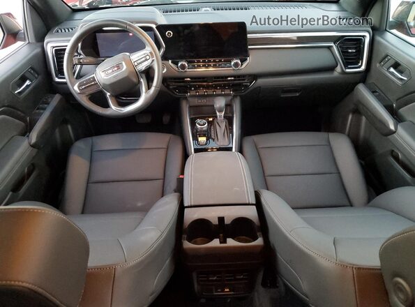 1GTP6BEK9R1239184 2024 GMC CANYON Красный Вид панели приборов