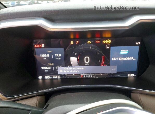 1GTP6FEK0R1302096 2024 GMC CANYON Серебряный Вид щитка приборов