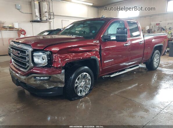 1GTV2MEC5HZ263294 2017 GMC SIERRA Темно-бордовый Передняя левая четверть