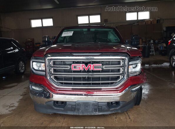 1GTV2MEC5HZ263294 2017 GMC SIERRA Темно-бордовый Вид щитка приборов