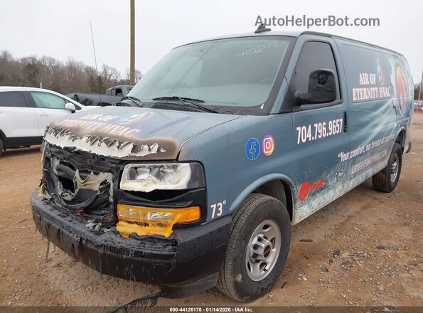 1GTW7AF77S1140592 2025 GMC SAVANA CARGO Синий Передняя левая четверть
