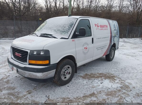 1GTW7AFG7K1340288 2019 GMC SAVANA 2500 White Передня ліва чверть