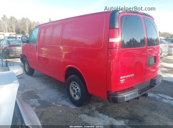 1GTZ7GF15M1266948 2021 GMC SAVANA CARGO Red Հետևի ձախ