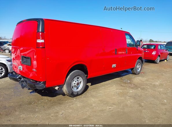 1GTZ7HFP9P1139862 2023 GMC SAVANA CARGO Красный Задняя правая четверть