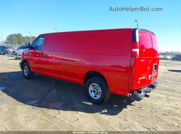 1GTZ7HFP9P1139862 2023 GMC SAVANA CARGO Красный Задняя левая четверть
