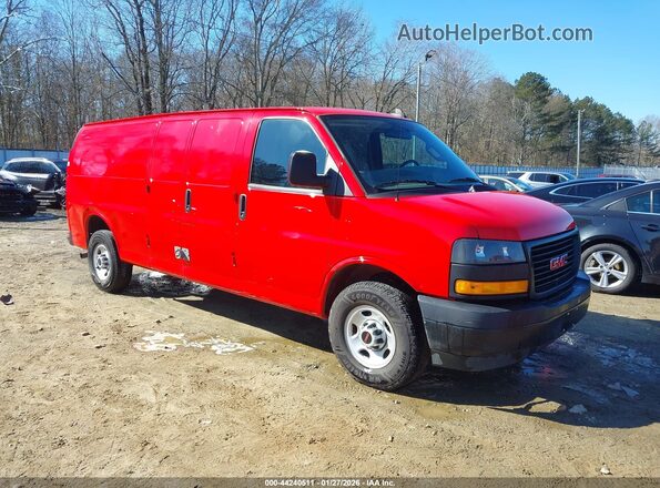 1GTZ7HFP9P1139862 2023 GMC SAVANA CARGO Красный Передняя правая четверть