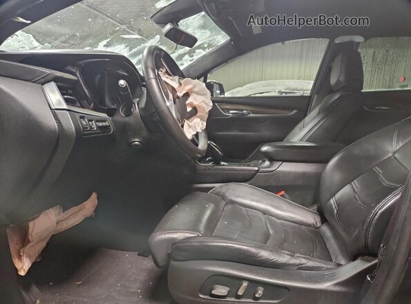 1GYFNFRS3HZ100002 2017 CADILLAC XT5 Black Widok wnętrza z przodu