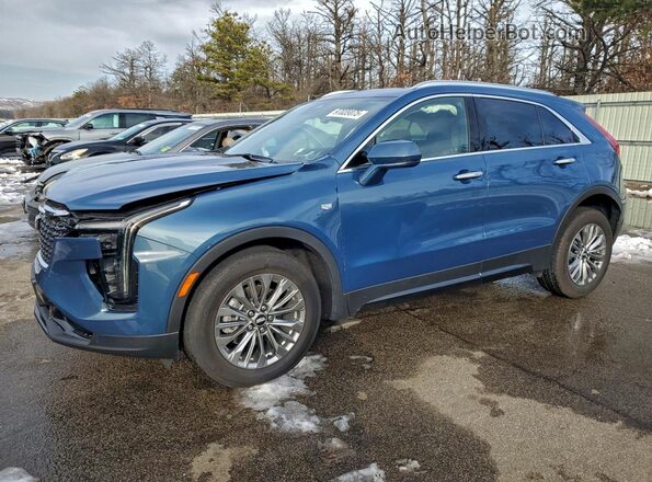 1GYFZDR46RF246620 2024 CADILLAC XT4 Синий Передняя левая четверть