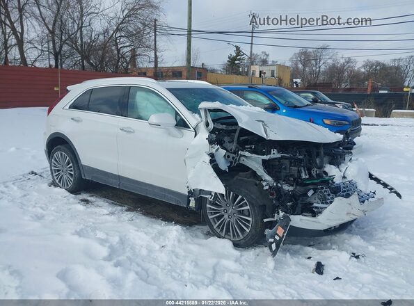 1GYFZDR49RF100387 2024 CADILLAC XT4 White Front right