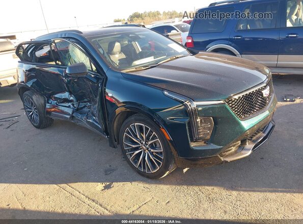 1GYFZER4XRF152505 2024 CADILLAC XT4 Зеленый Передняя правая четверть