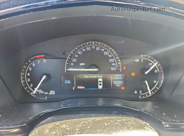 1GYKNARS3KZ194617 2019 CADILLAC XT5 Gray Widok zestawu wskaźników