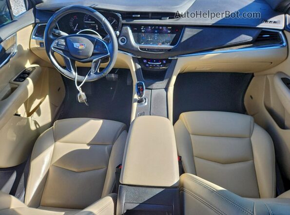 1GYKNARS3KZ194617 2019 CADILLAC XT5 Gray Widok deski rozdzielczej
