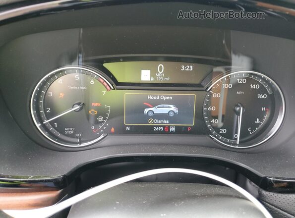 1GYKNDR41SZ110118 2025 CADILLAC XT5 Black Вид щитка приладів